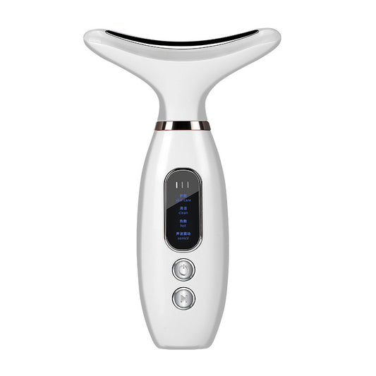Vibraglow™ Gesichtsmassagegerät mit Lichttherapie & Wärmewirkung - gegen Akne & unreine Haut